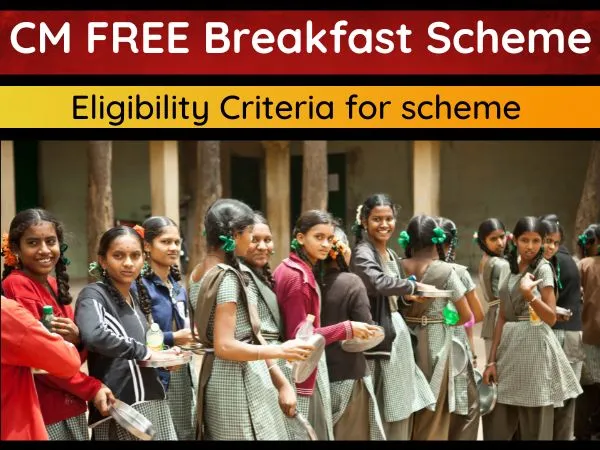 CM FREE Breakfast Scheme Tamil Nadu 2022