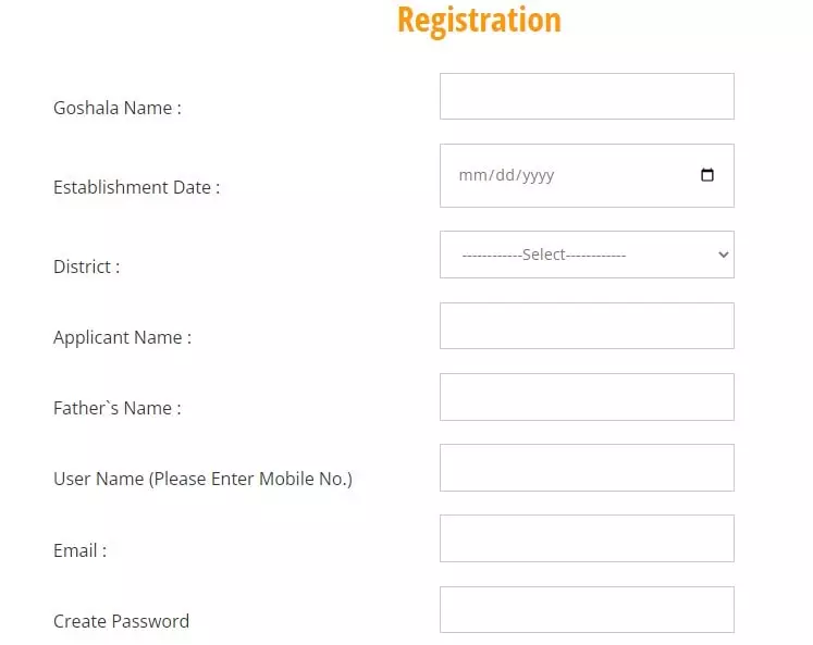 UP Gaushala Yojana online registration