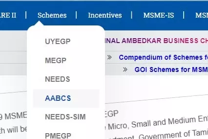 Annal Ambedkar Business Champion Scheme Online Application Form
