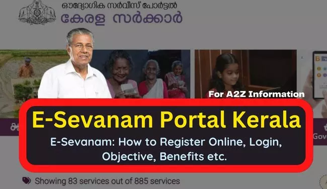 Kerala E-Sevanam Portal Registration