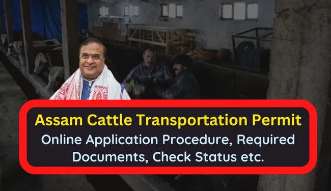 Assam Cattle Transportation Online Permit