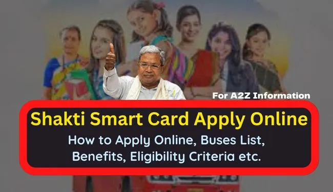 Shakti Smart Card Apply Online Karnataka