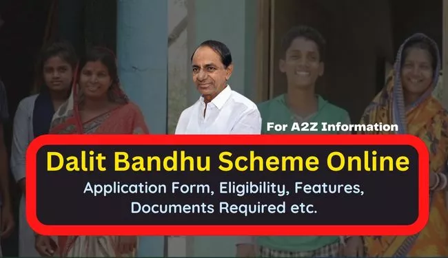 Dalit Bandhu Scheme Telangana Apply Online form