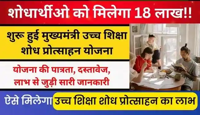 Uttarakhand Mukhyamantri Ucch Shiksha Shodh Protsahan Yojana Apply Online in Hindi | मुख्यमंत्री उच्च शिक्षा शोध प्रोत्साहन योजना क्या है